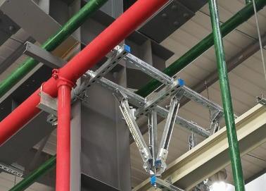 靖宇该抗震支架的整体式支吊架结构协调性好